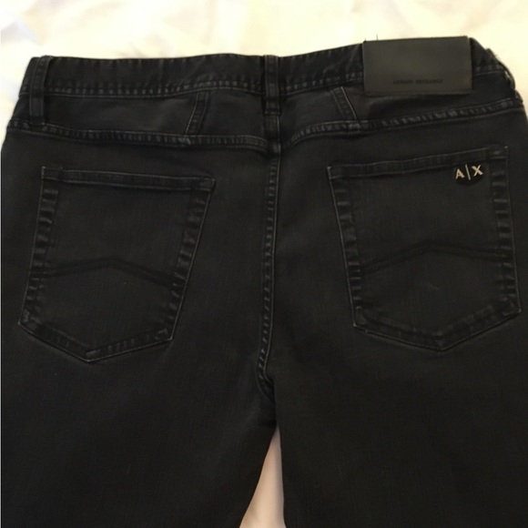 A/X Armani Exchange Men’s Black Jeans slim fit size 36 - Picture 4 of 4